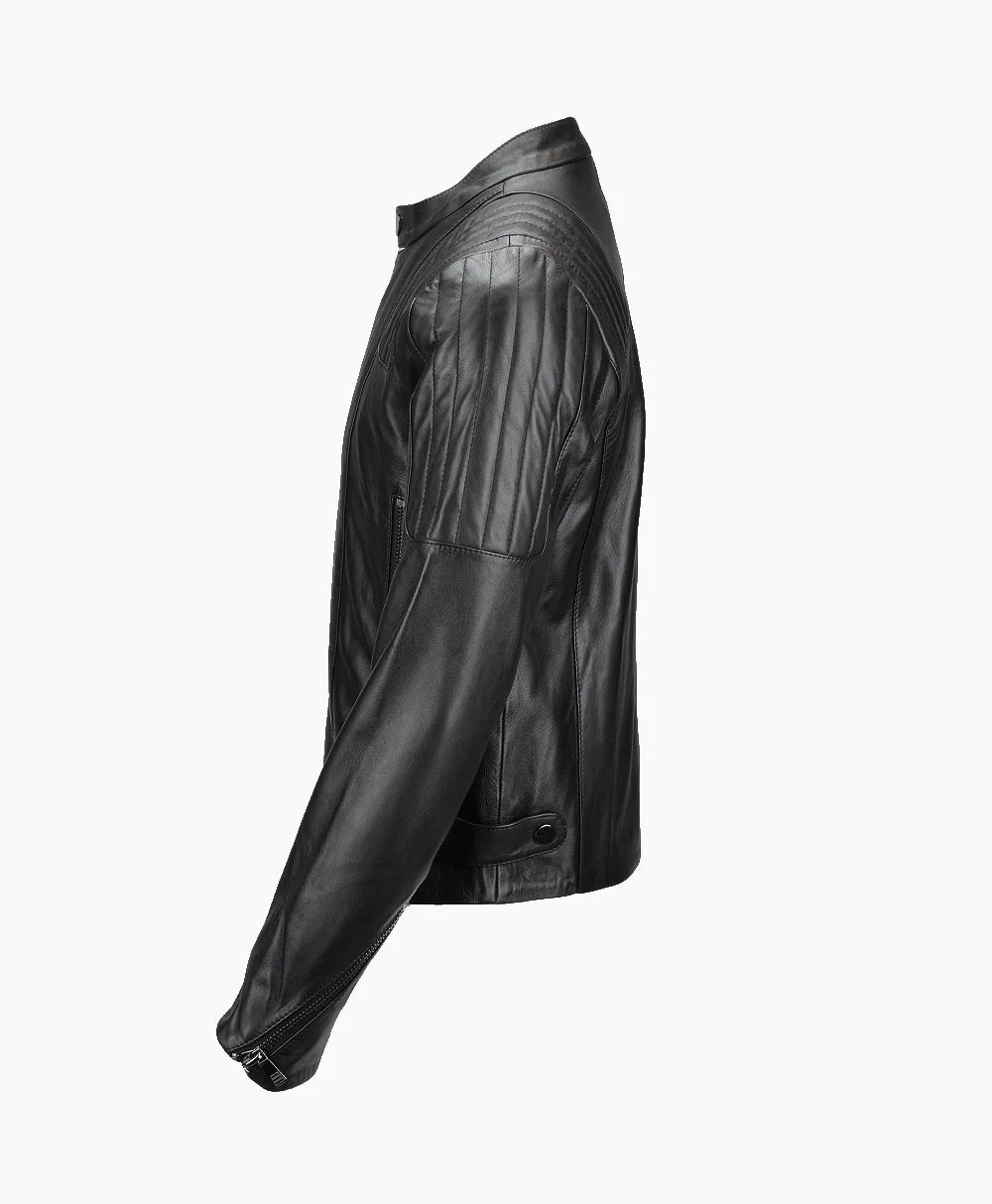 Leather Jacket Black Toledo