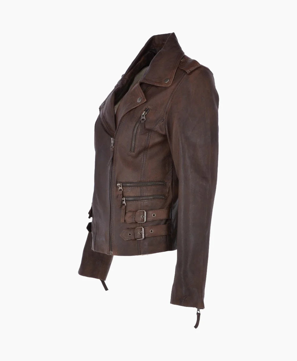 Leather Jacket Brown Muncie