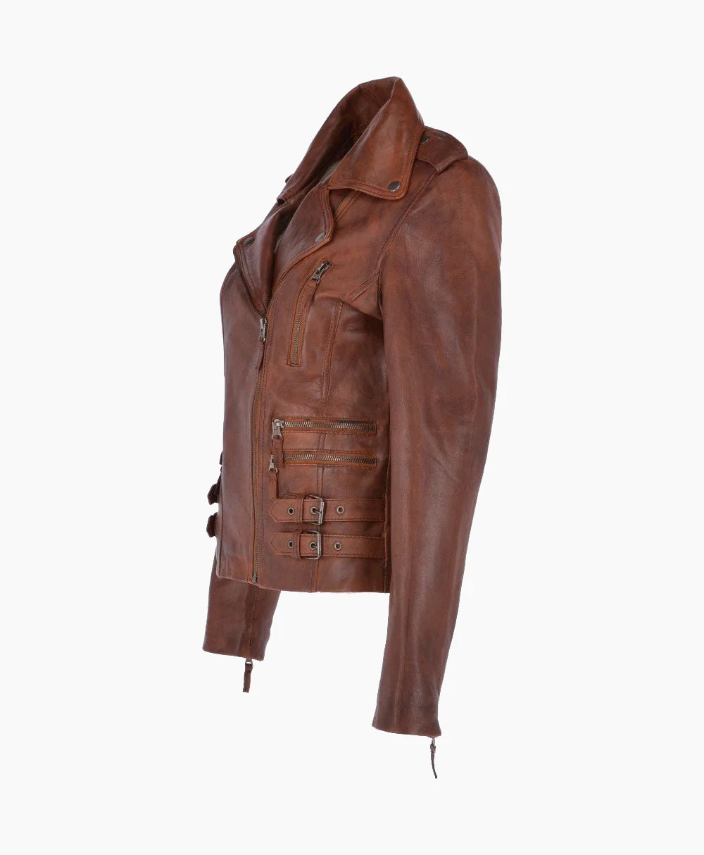 Leather Jacket Tan Muncie