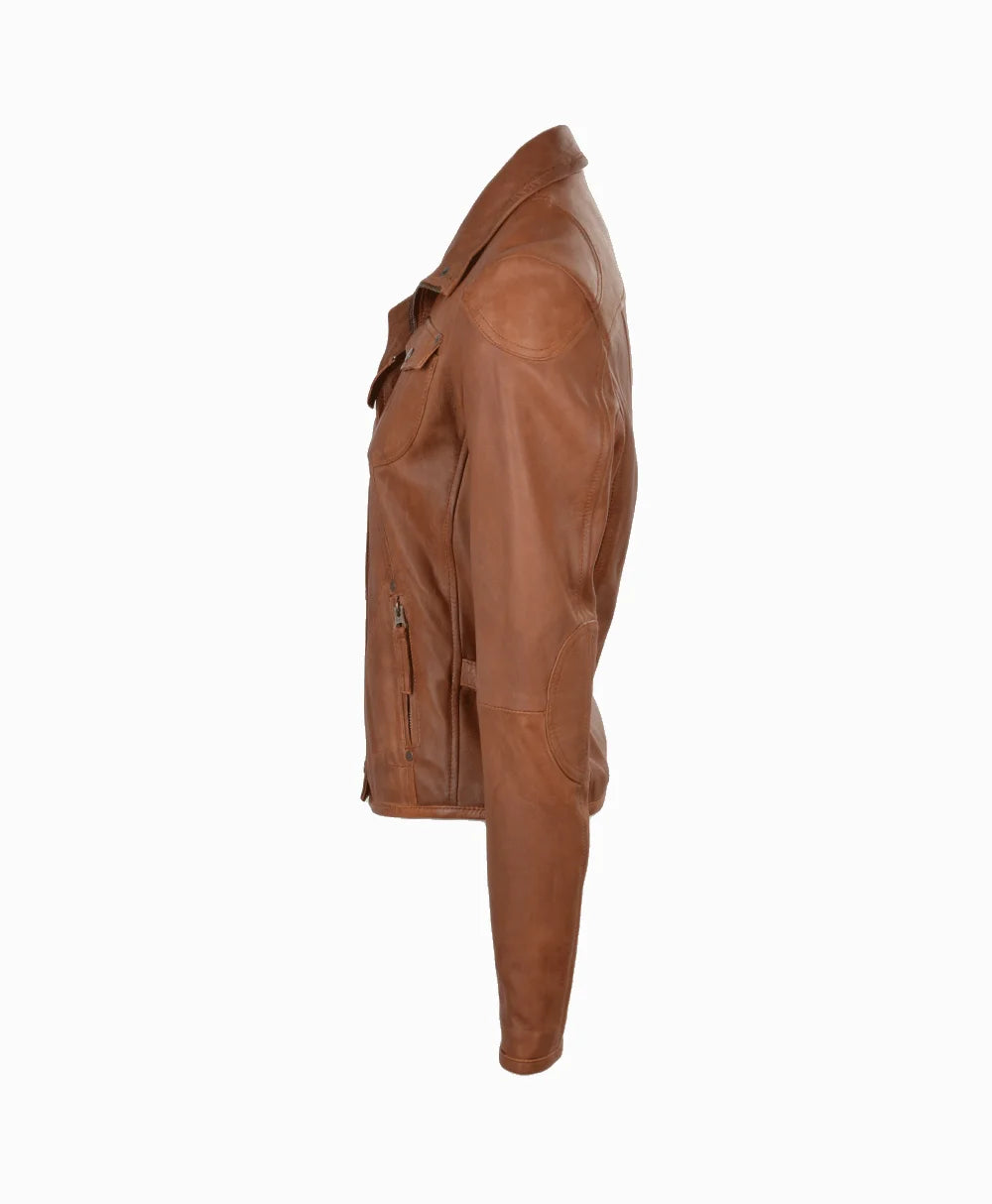 Leather Jacket Tan Windsor