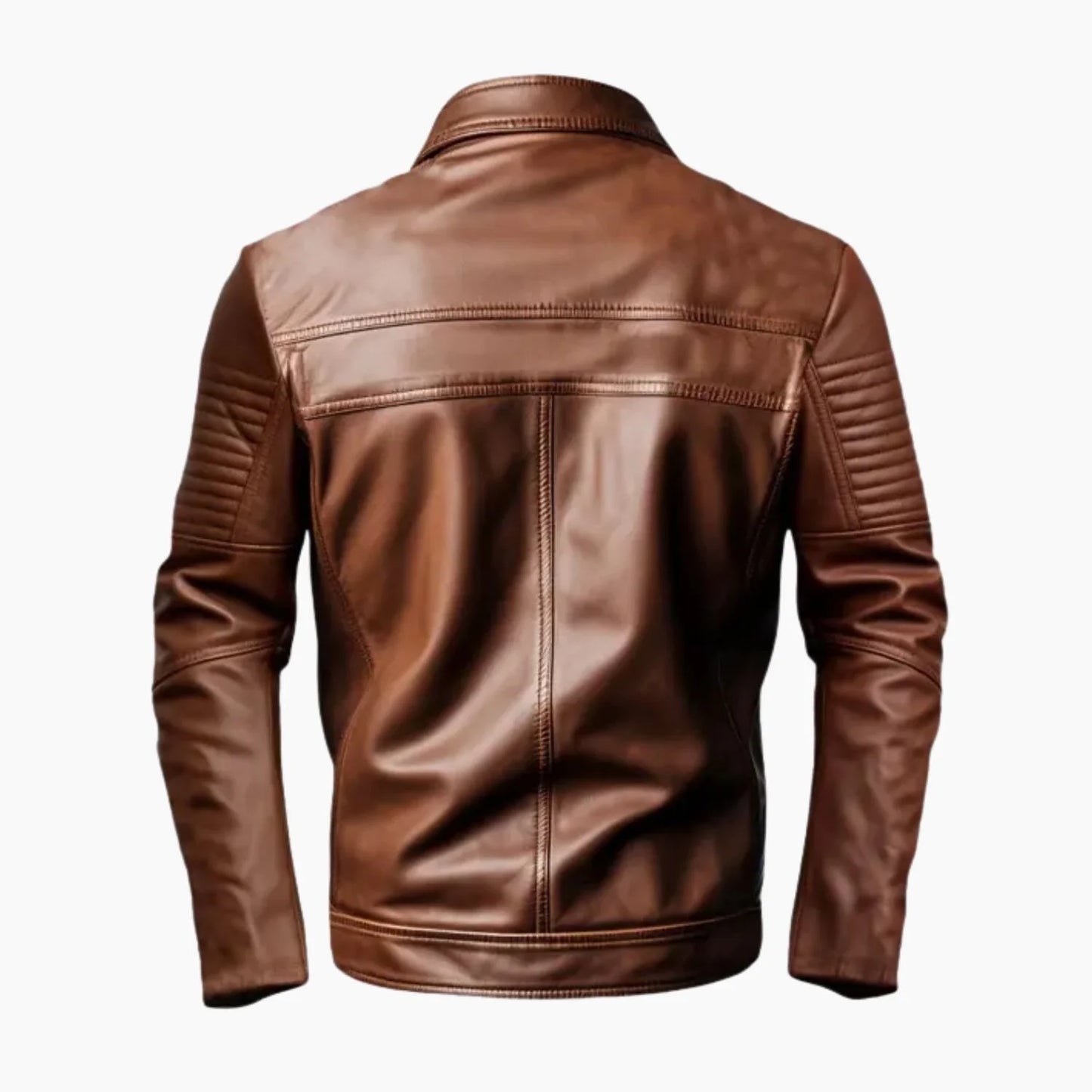 Men’s Brown Biker Leather Jacket