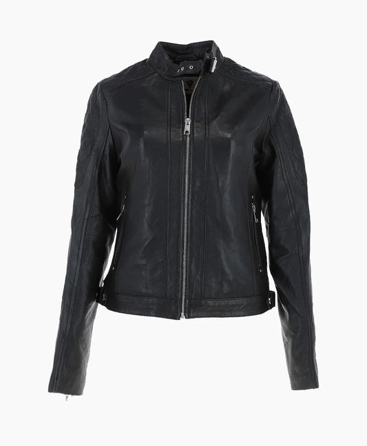 Leather Jacket Black Malibu