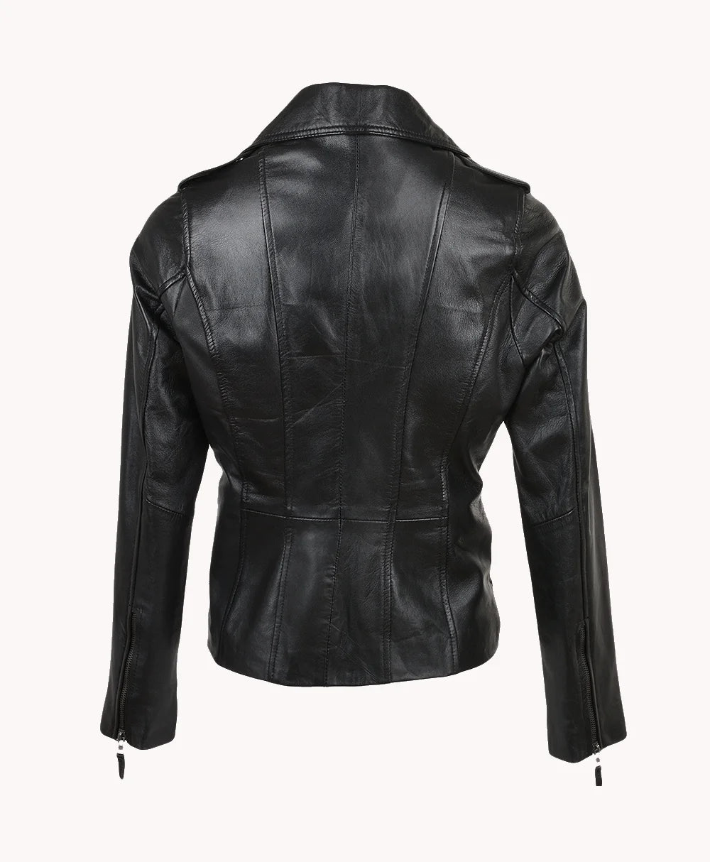 Leather Jacket Black Muncie