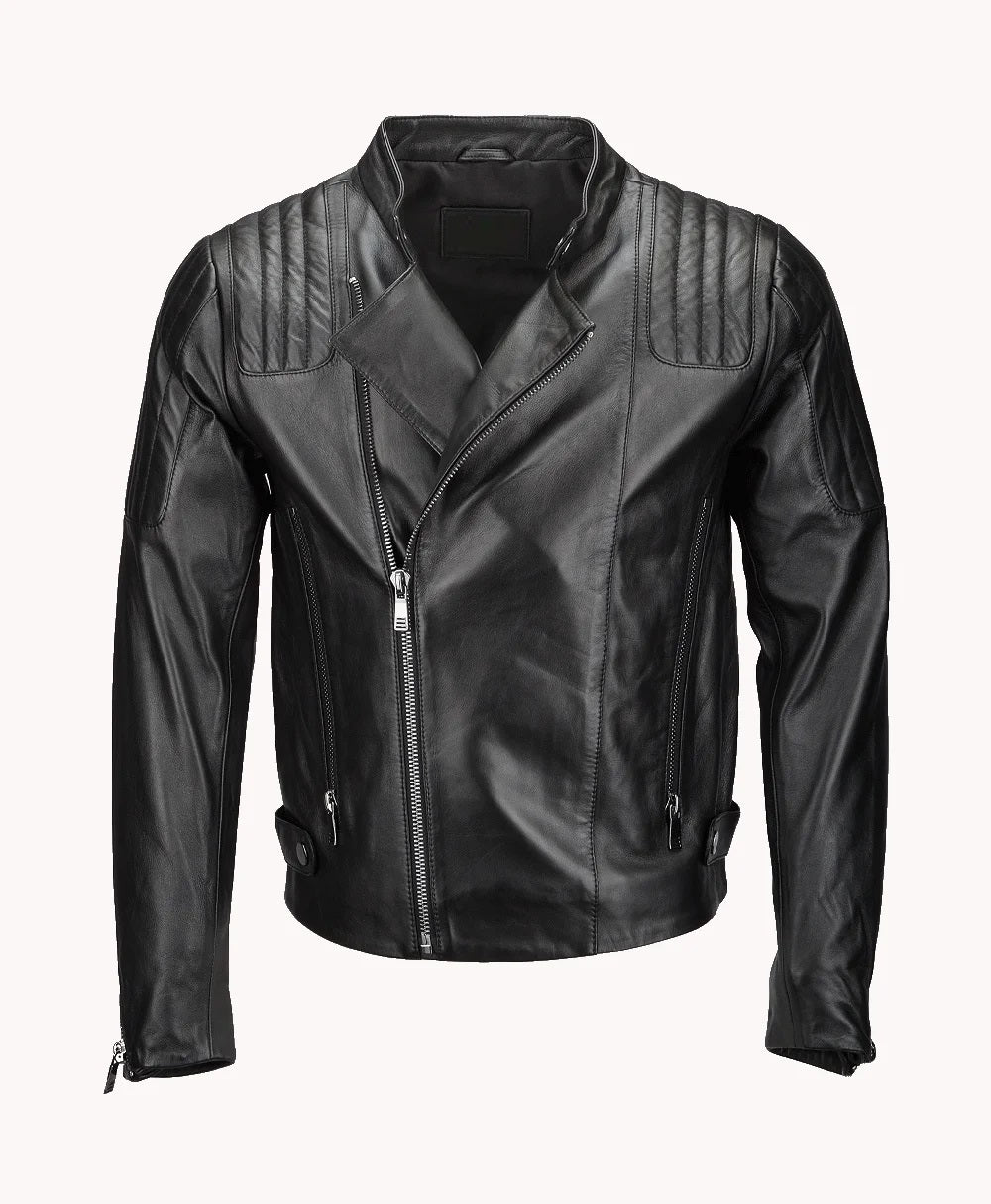 Leather Jacket Black Toledo