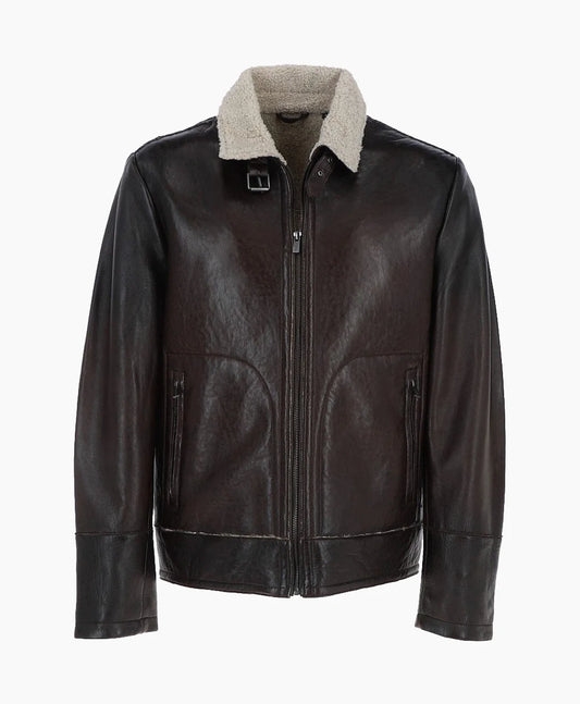 Leather Jacket Brown Elgin
