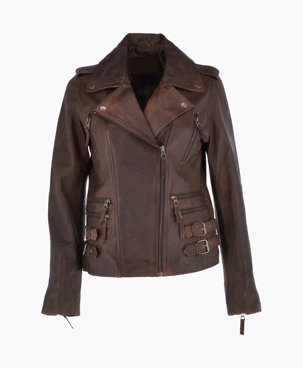 Leather Jacket Brown Muncie