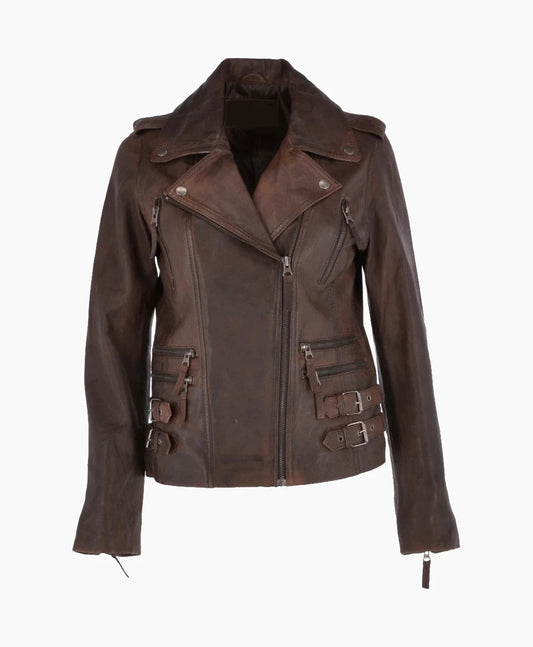 Leather Jacket Brown Muncie