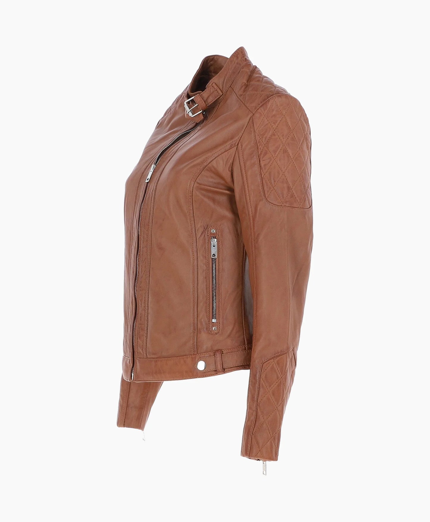 Leather Jacket Tan Malibu