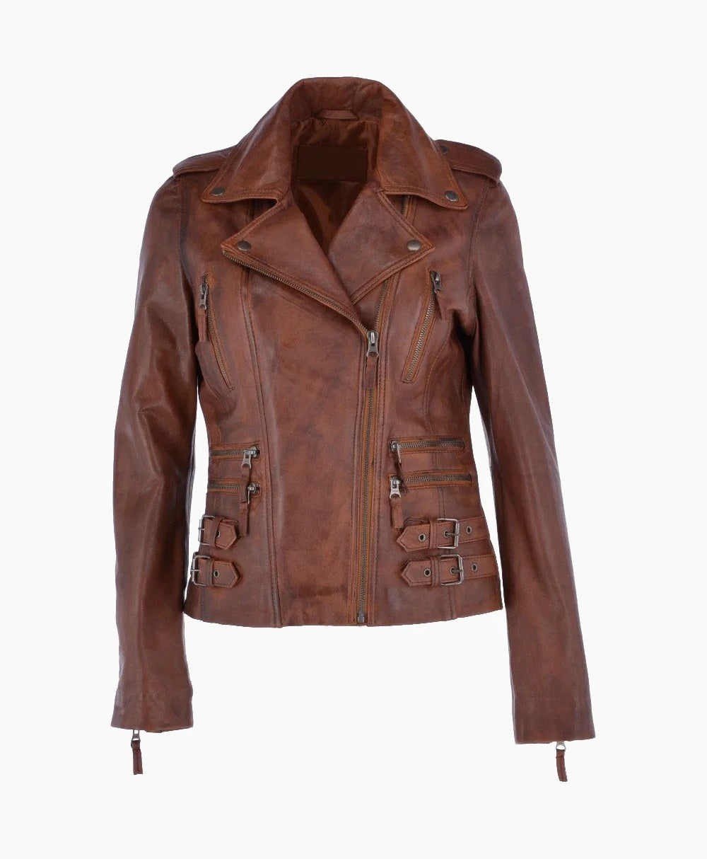 Leather Jacket Tan Muncie