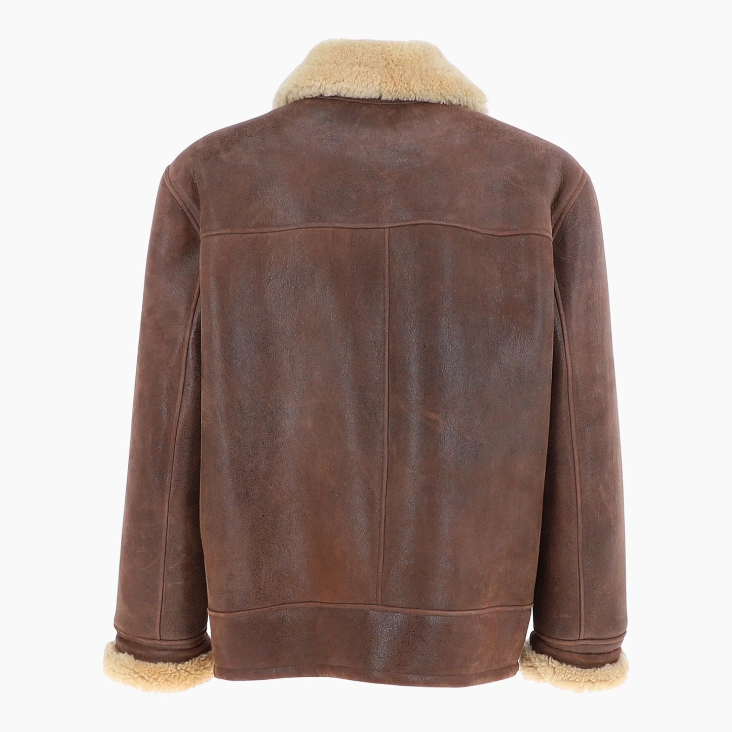 Mens Sheepskin Flying Jacket Kestane Colorado