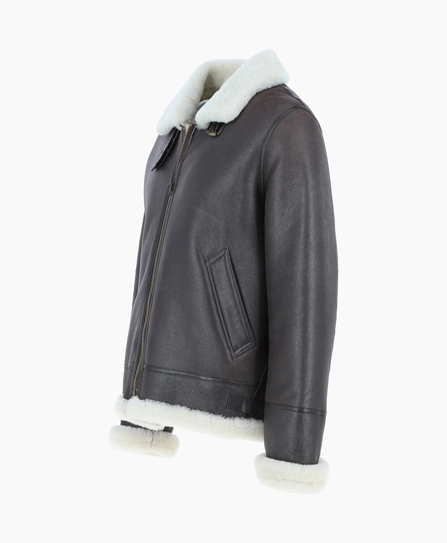 Sheepskin Flying Jacket Brown Sioux
