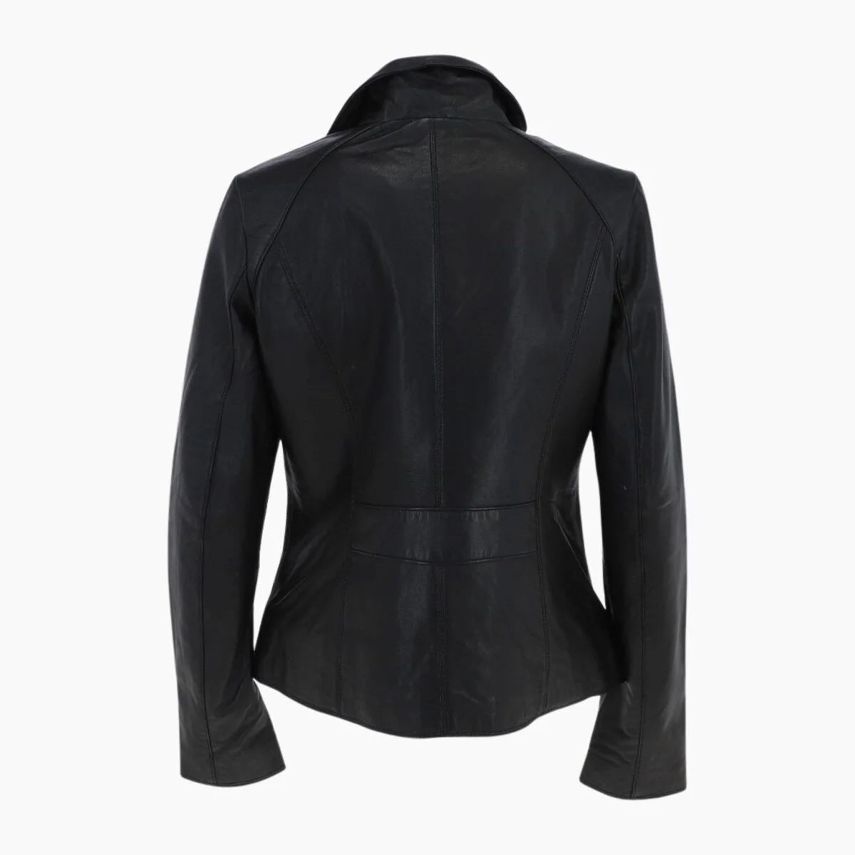 Womens Genuine Leather Jacket Black