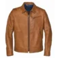 70s Unlined Waxy Cowhide Brown Leather Delivery Jacket